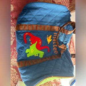 Small duffel bag. Personalized with the name, Matteo.